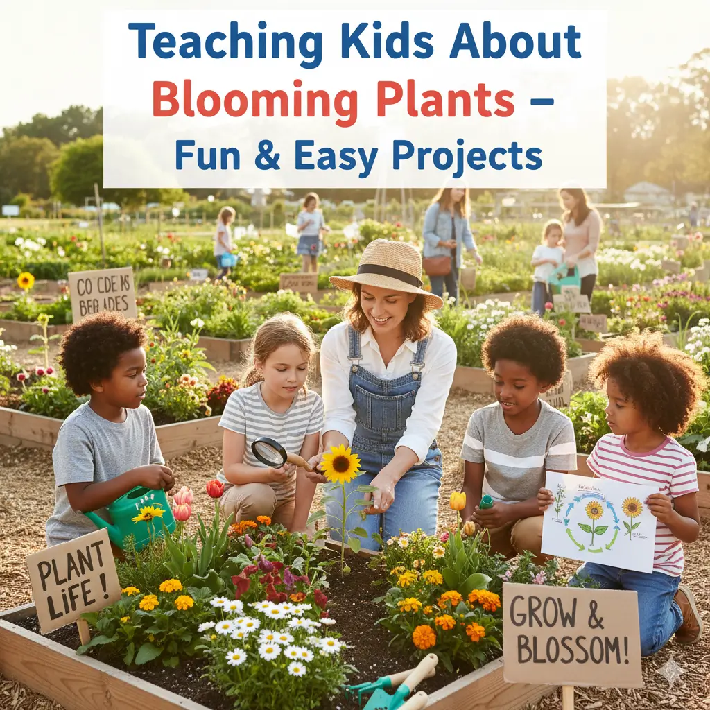 Teaching Kids About Blooming Plants – Fun & Easy Projects Teaching Kids About Blooming Plants – Fun & Easy Projects