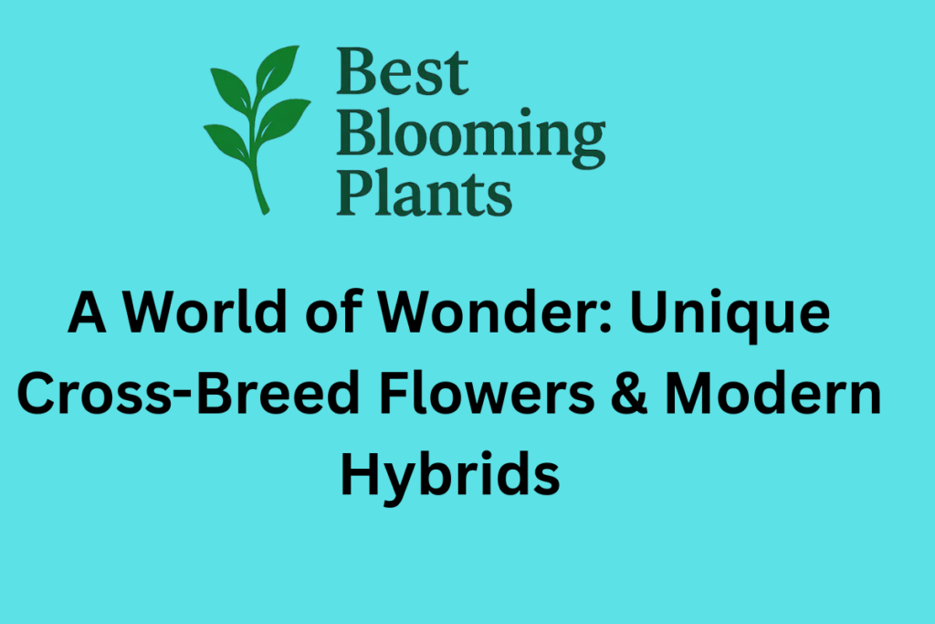 A World of Wonder: Unique Cross Breed Flowers & Modern Hybrids