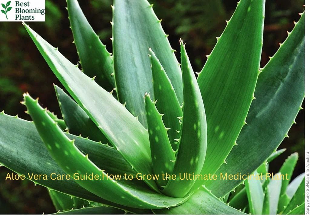 Fresh Aloe Vera plant with thick green leaves