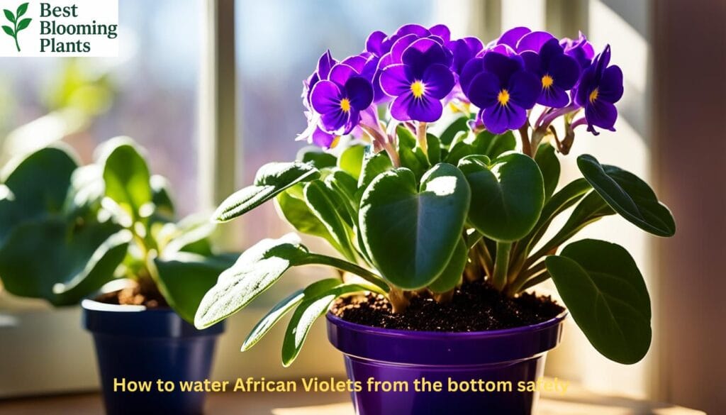 How to water African Violets from the bottom safely